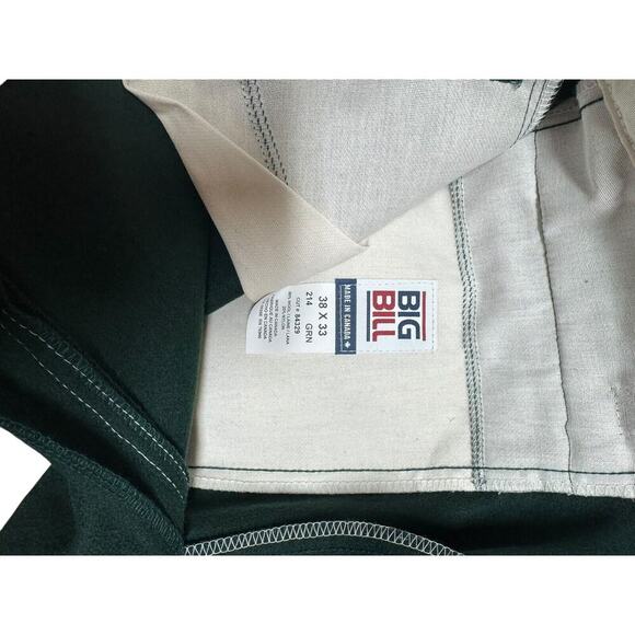 Big Bill 8 Pointers Green Wool Hunting Pants NWT 38” x 33" Made in Canada 84329 - Picture 6 of 6